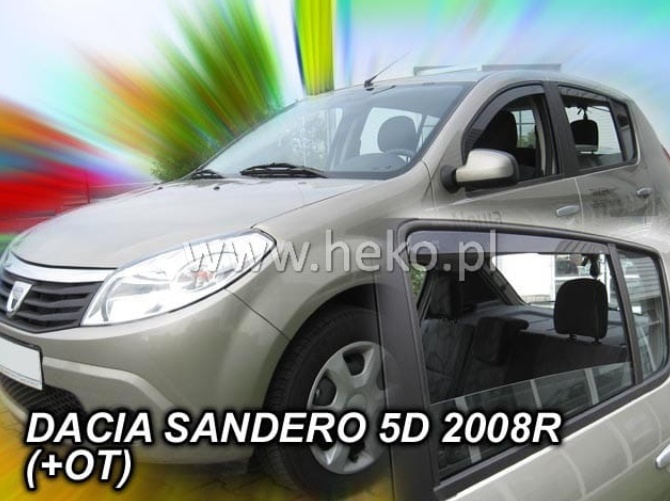 Sandero 08- před i zad